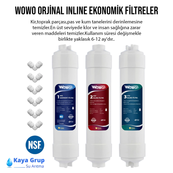 Wowo Orijinal Inline Ekonomik Filtreler