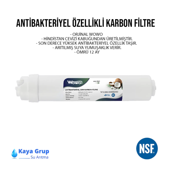 Antibakteriyel Özellikli Karbon Filtre 2